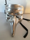 New Silver color,long bird nose face mask