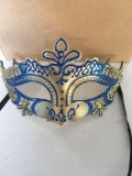 New Gold and blue color eye masks