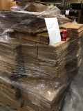 Pallet of assorted sizes, packaging boxes