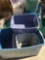 Lot of assorted plastic storage tubs