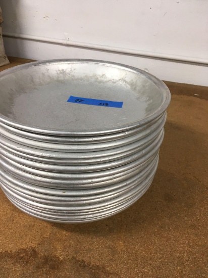 American Metal Craft 12" tin bowls. 19 pieces
