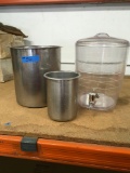 Drink dispenser, large and small inserts