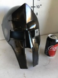 New, metal black gladiator helmet