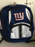 Football Team Logo New York Giants back packs