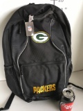 Football Team Logo New Green Bay Packers back packs