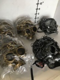 New 3) gold color 2) black masks