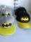 New Batman baseball hats 5) grey/ yellow/ black 2) yellow black Size: One Size
