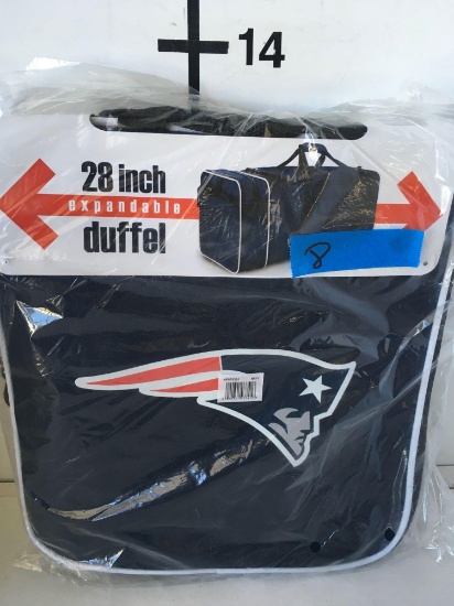 Football team New 28" New England Patriots Expandable duffel bag