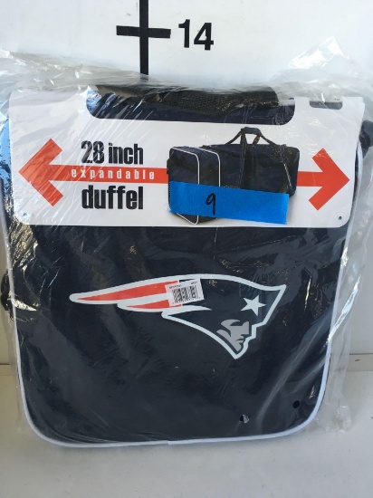 Football team New 28" New England Patriots Expandable duffel bag