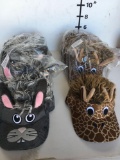 New FlairHair visors 6) rabbit 7) giraffe