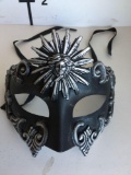 New black/ silver color Venetian style eye masks