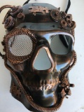New skeleton bronze color face masks