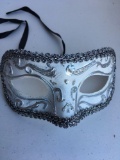 New white with silver eye masks