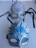 New 3) blue with silver 8) silver eye masks