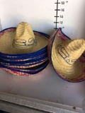 New Sombreros with blue rim. Size: One Size