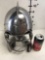 New metal sugar loaf Roman gladiator armor helmet size fits most