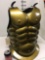 New metal gold finish warrior vest, size fits most