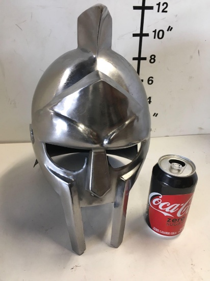 New metal Roman warrior helmet