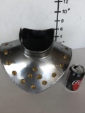 New metal warrior breast plate with gold accents size fits most