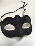 New black/ gold glitter eye masks