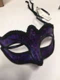 New black/ purple glitter eye masks