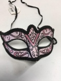 New black/ pink glitter eye masks