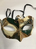 New green/ beige with musical notes eye masks