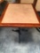 Dining tables, 24 in x 30 in, with ornate bases