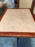 Dining table, 30 in x 48 in, with two legs, Handicap height