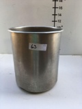 Stainless steel inset, 9 3/4 in