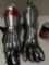 Pair metal Medieval gloves. Adult size