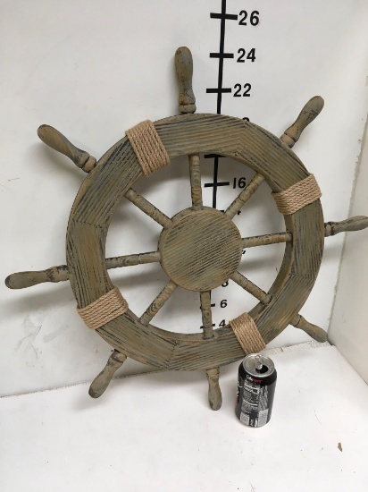 New nautical 24" ship wheel. Individually boxed