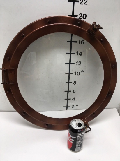 New nautical 21" bronze finish portholes. Individually boxed