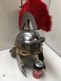 New metal Roman style warrior helmet. Fits most