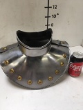 New metal warrior breast plate with gold accents size fits most