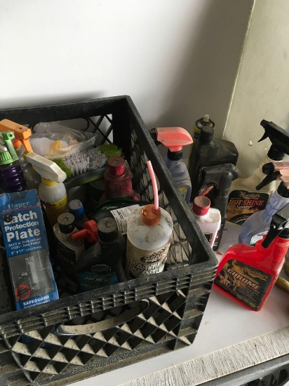 Lot. Assorted, sprays, wax, cleaner, etc