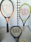 3) Wilson racquets