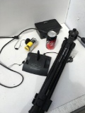Vanguard tri pot, wearable camera missing parts, Sony clock and wireless Sennheiser
