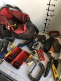 Husky bag with assorted tools