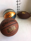 Wilson football, Spalding , Dave & Busters basket balls