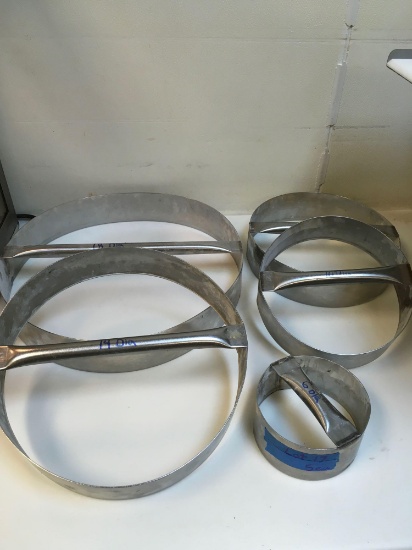 Dough cutters 6", 10", 12", 14" and 18"