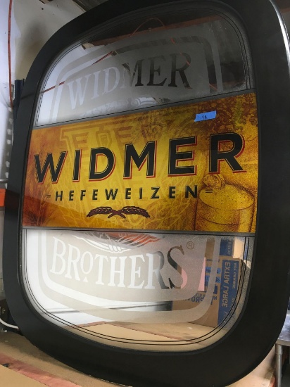 Widmer Hefeweizen mirror sign 55" x 47"