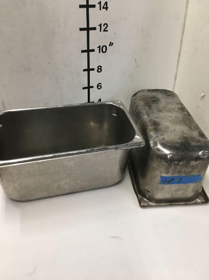 Food pans  1/3 x 6"  used