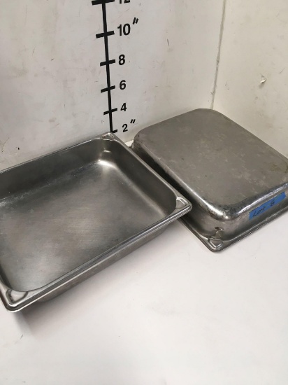 Food pans,1/2" x 2 1/2", used