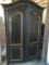 Drexel Heritage black with gold color accents TV armour with 7 drawers and 2 jewelry drawers,