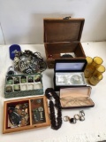 Lot Assorted items. Game custom jewelry, candles,etc