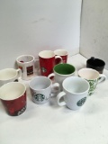 10 Starbucks assorted coffee mugs