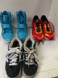 size 9.5 Vlado, 9 Reebok running and 8.5 Vans