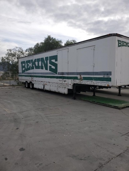 1990 51' Kentucky Cargo Trailer. Tires & Brakes in Very Good Condition  Vin 1KKVE4828LL087367