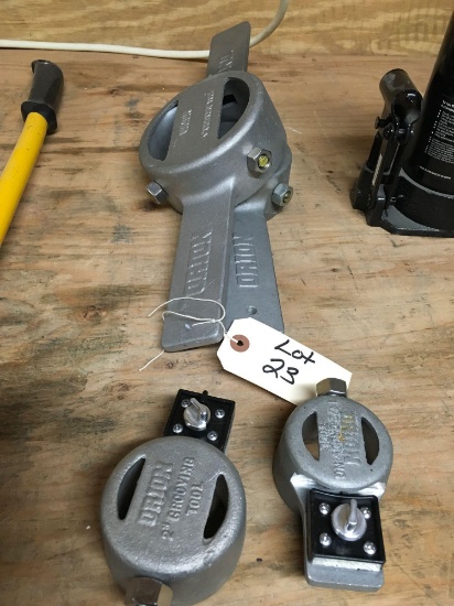 Orion Grooving tools, 1½",3",4" aluminum
